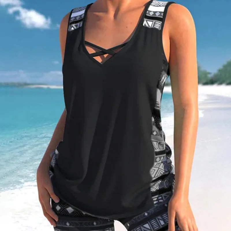 🌊Women's Fashion Two-Piece Tankini Set