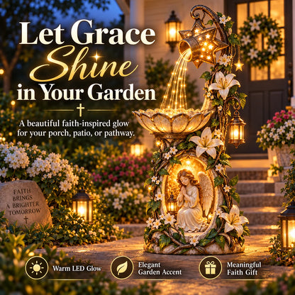 🔥 Last Day 49% Off👼✨ Angel Starlight Garden  – Faith-inspired Lighted Outdoor Decor