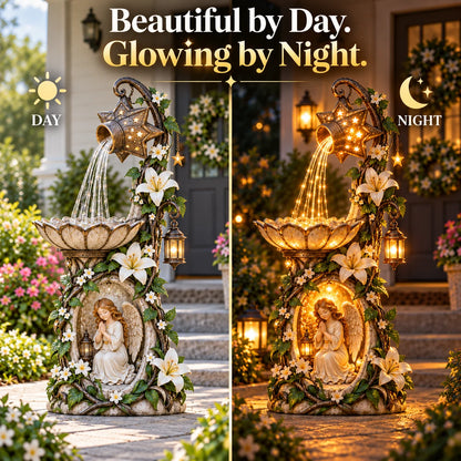 🔥 Last Day 49% Off👼✨ Angel Starlight Garden  – Faith-inspired Lighted Outdoor Decor