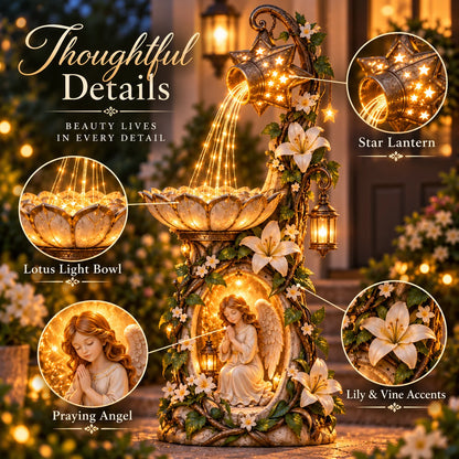 🔥 Last Day 49% Off👼✨ Angel Starlight Garden  – Faith-inspired Lighted Outdoor Decor