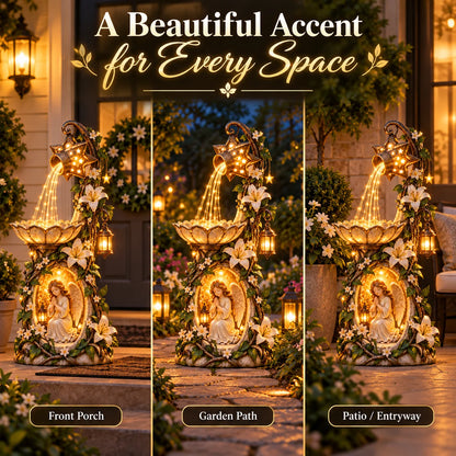 🔥 Last Day 49% Off👼✨ Angel Starlight Garden  – Faith-inspired Lighted Outdoor Decor