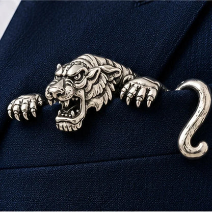 ✨ Luxury Sculpted Animal Brooch – Premium Statement Piece for Suits & Blazers