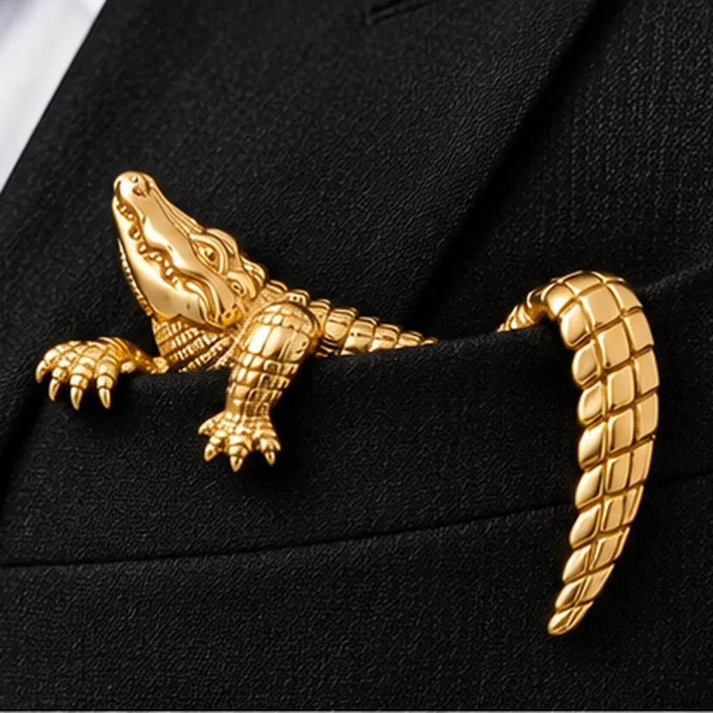 ✨ Luxury Sculpted Animal Brooch – Premium Statement Piece for Suits & Blazers