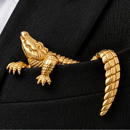 ✨ Luxury Sculpted Animal Brooch – Premium Statement Piece for Suits & Blazers