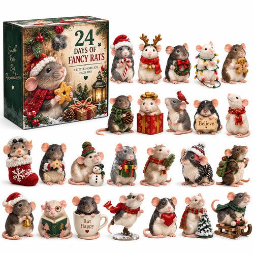 24 Days Of Fancy Rats – Tiny Troublemakers, Huge Hearts 🐭❤️