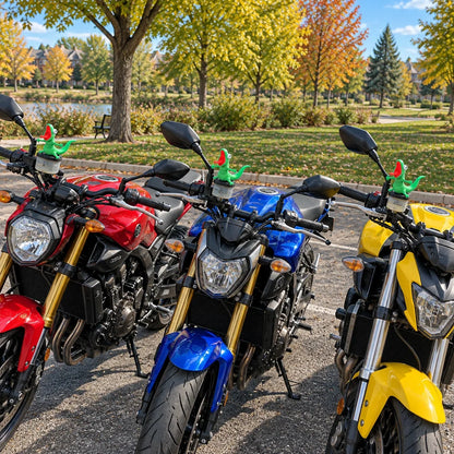 🦎🏍Wobbly Riding Buddy – Car & Motorcycle Decor