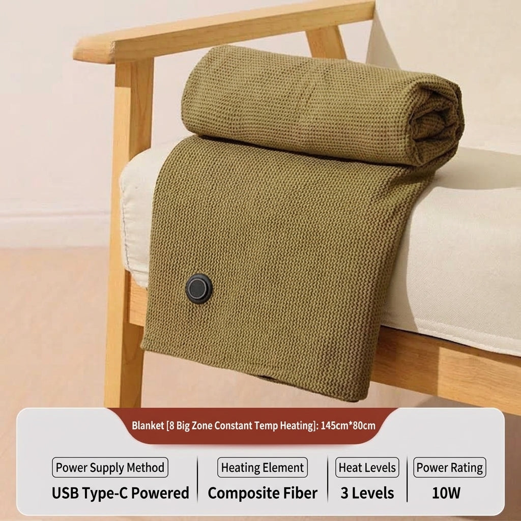 ❄️ LAST CHANCE 50% OFF Heated Wearable Blanket – Stay Warm at Your Desk Without Bulky Layers
