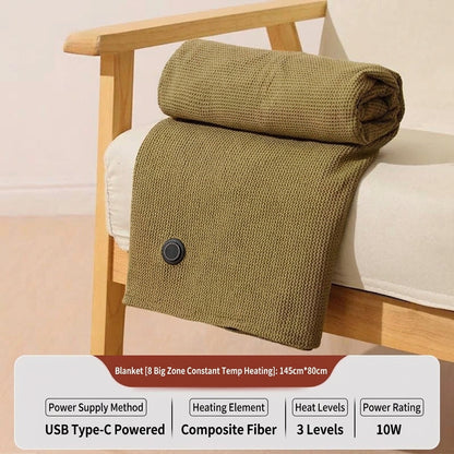 ❄️ LAST CHANCE 50% OFF Heated Wearable Blanket – Stay Warm at Your Desk Without Bulky Layers