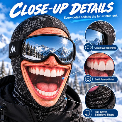 😄 Funny Face Ski Balaclava
