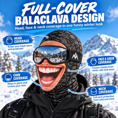 😄 Funny Face Ski Balaclava