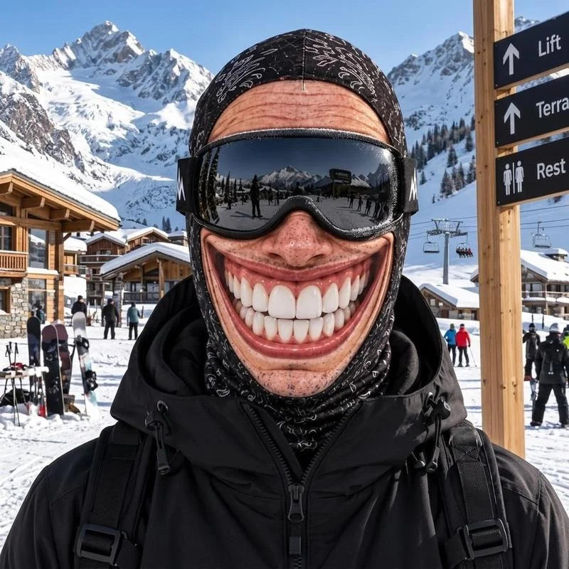 😄 Funny Face Ski Balaclava