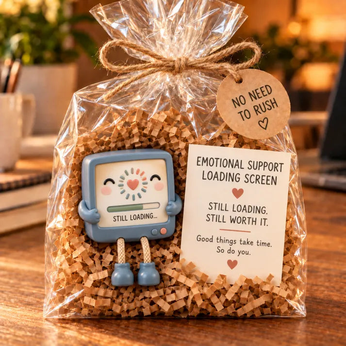 🔥Emotional Support Desk Companions🎁Funny Coworker Gift With Encouraging Message Card