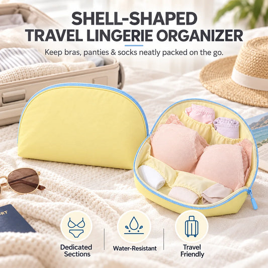 3-in-1 Waterproof Portable Travel Underwear Organizer Bag