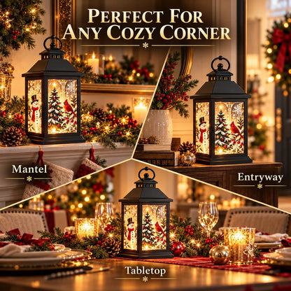 Interchangeable Crystal Lantern™ – Light-up Holiday Décor