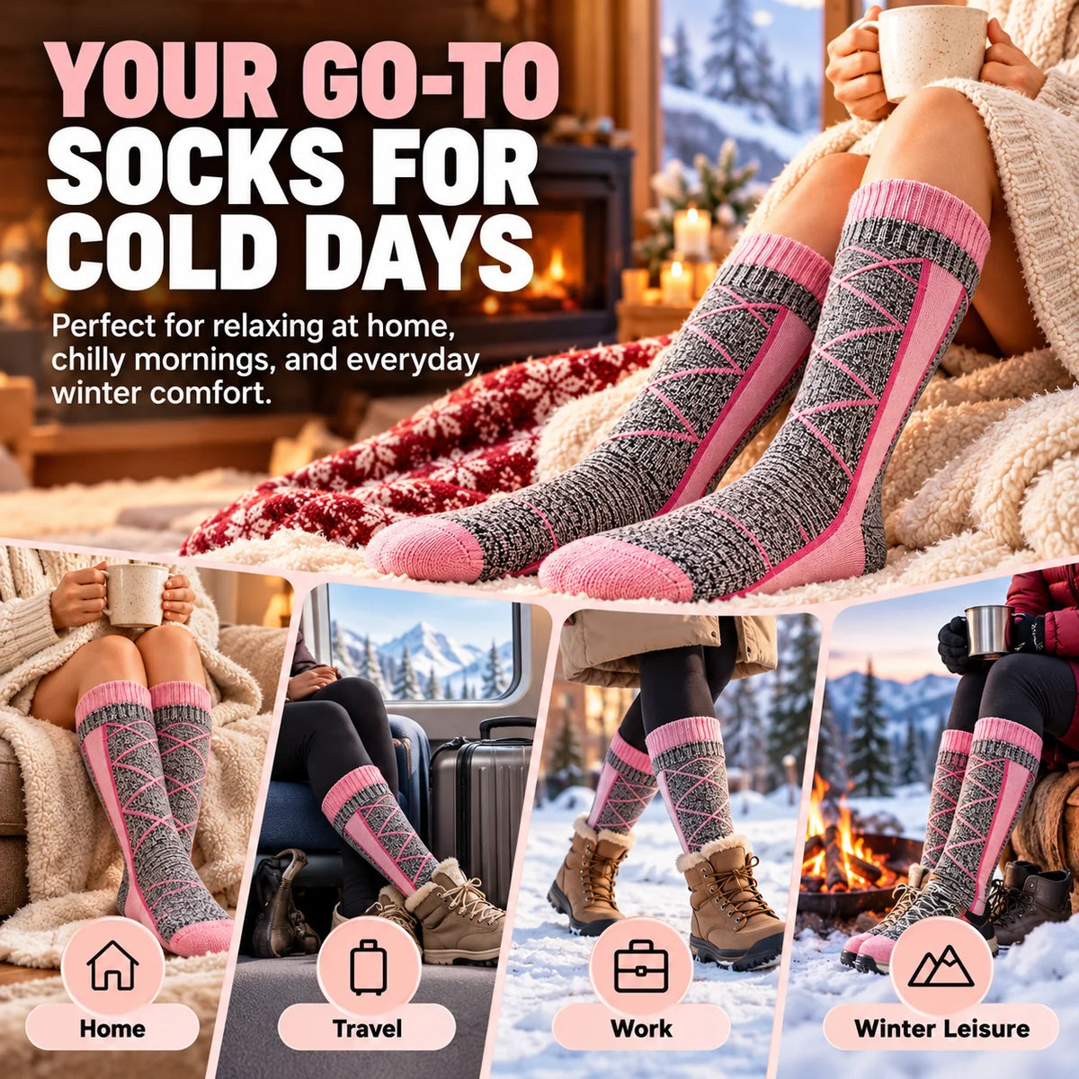 🔥 Rechargeable Heated Socks – Say Goodbye To Cold Feet In Minutes