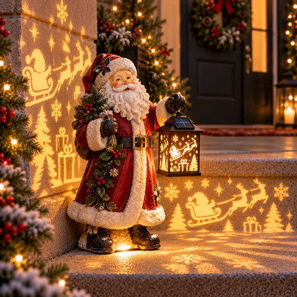 ⛄✨ Snowman Nativity Glow™ – Solar Christmas Step Light with Holy Family Projection 🎄✝️