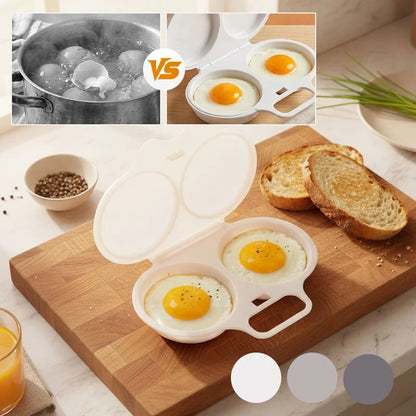 ⚡ Microwave Egg Poacher – Perfect Eggs in Minutes