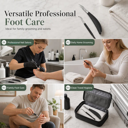 🦶 Limited-time 40% Off! ⚡ Stainless Steel Ingrown Toenail Clipper Set – Precise, Sturdy, Portable ✨
