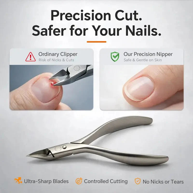 🦶 Limited-time 40% Off! ⚡ Stainless Steel Ingrown Toenail Clipper Set – Precise, Sturdy, Portable ✨