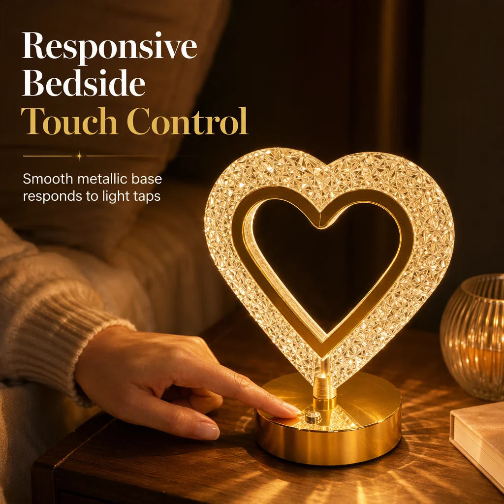 Rechargeable Touch Control Night Light 3 Color Stepless Dimmable Bedside Atmosphere Lamp for Bedroom Creative Birthday Gift
