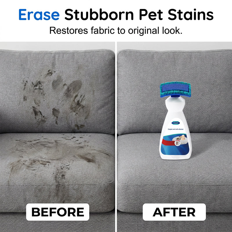 🔥 No-Wash Carpet & Sofa Cleaner with Brush