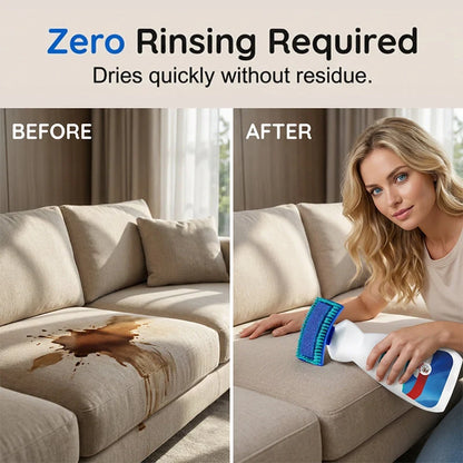 🔥 No-Wash Carpet & Sofa Cleaner with Brush