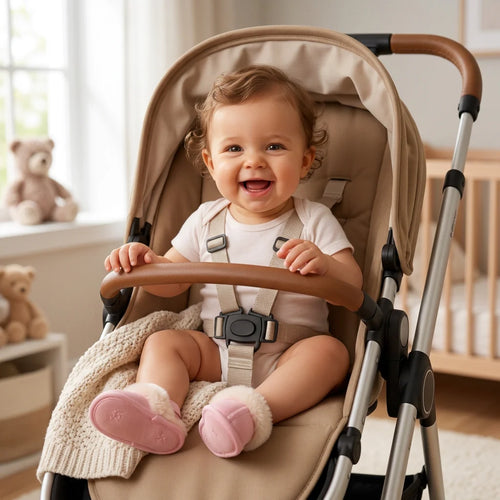 Fluffy Baby & Toddler Slippers With Soft Plush Lining And Non-slip Soles