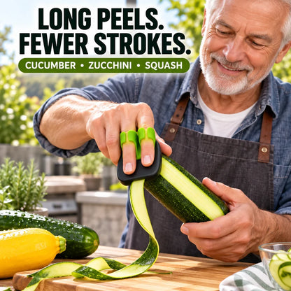 🥳2026 Hot Sale🥳💞50k+ Sold! 🧣❄️ 47% Off!ergonomic Two-finger Fruit And Vegetable Peeler