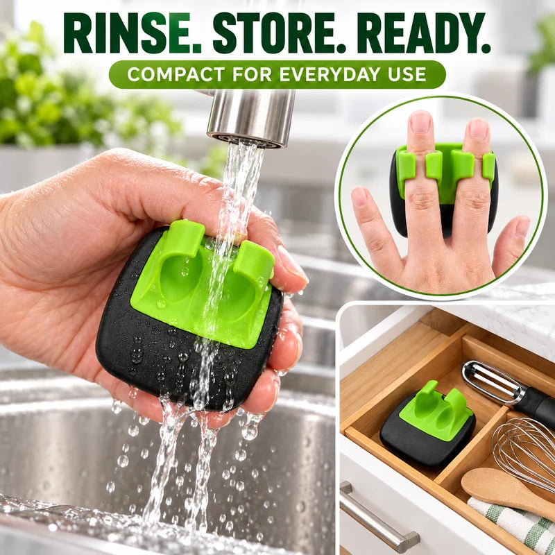 🥳2026 Hot Sale🥳💞50k+ Sold! 🧣❄️ 47% Off!ergonomic Two-finger Fruit And Vegetable Peeler