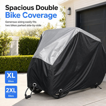 Waterproof And Dustproof 190t Bicycle Cover For Outdoor Bike Protection🚴