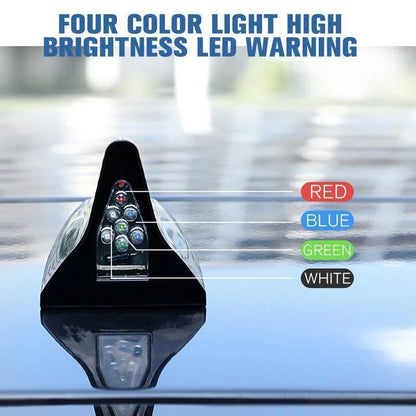 🦈Shark Fin Solar Warning Light for Car – Solar-Powered Visibility & Safety, Help Others See You on the Road 🚗✨