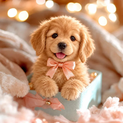 ✨🎄 49% Off – Realistic Robot Golden Retriever Puppy✨