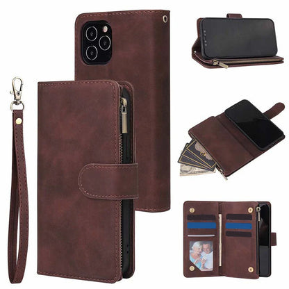 2-in-1 Magnetic Pu Leather Wallet Case