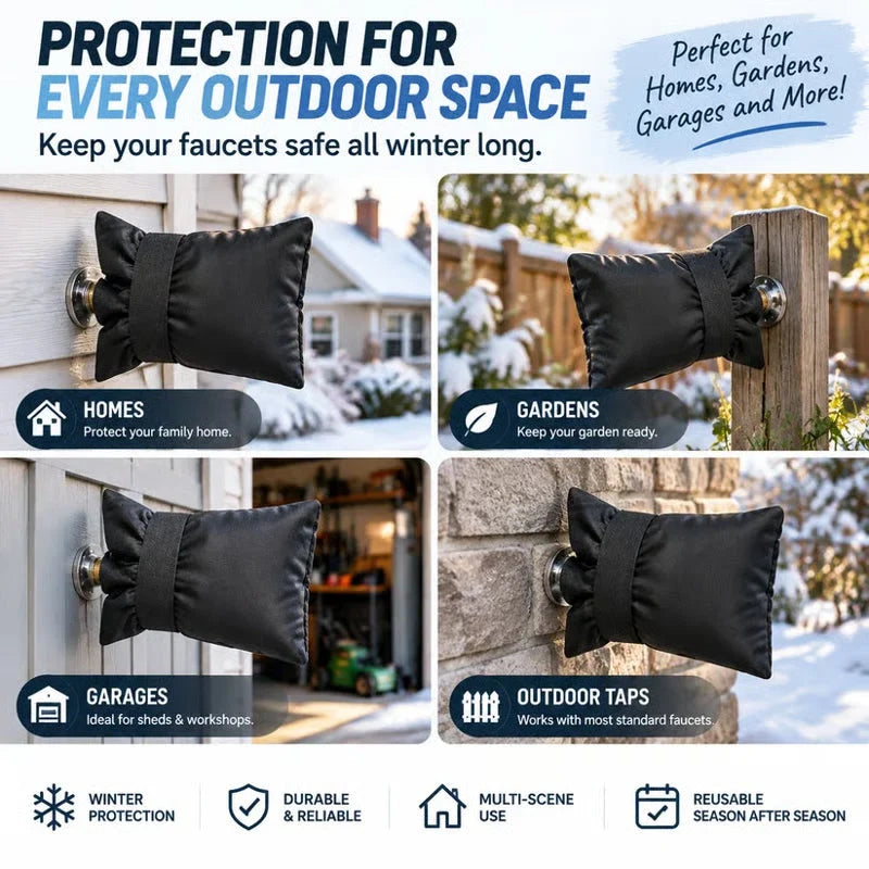 🔥Black Friday Deal❄️ Outdoor Faucet Cover | Winter Freeze Protection Insulated Spigot Protector