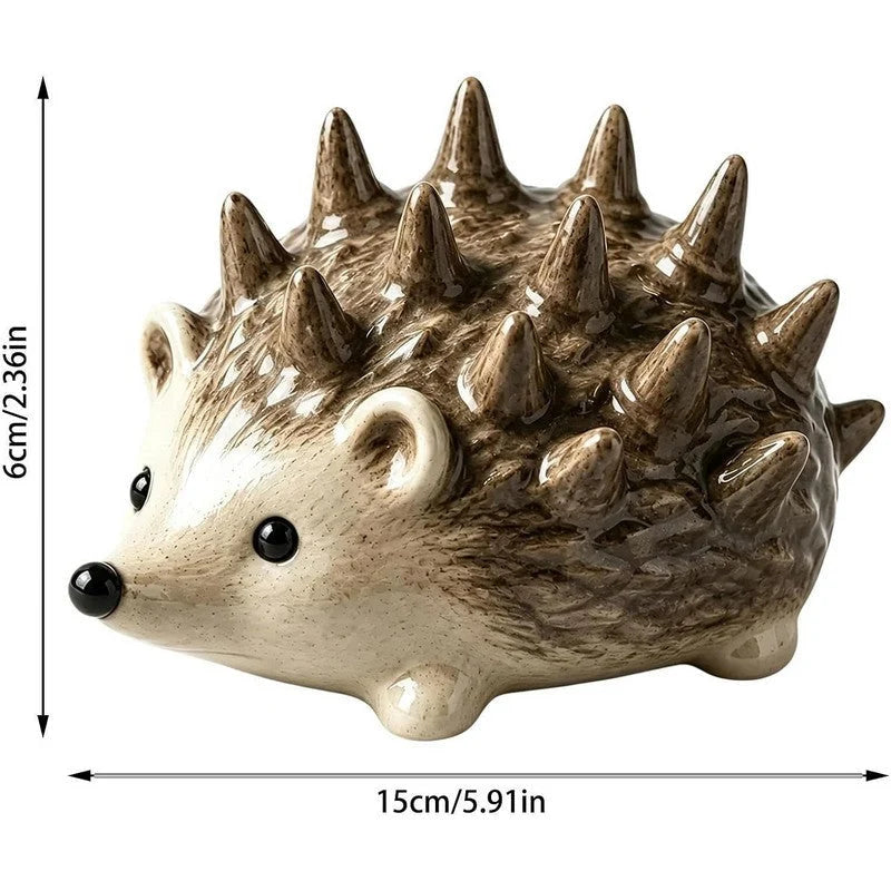 ✨ Cute Resin Hedgehog Ring & Trinket Holder