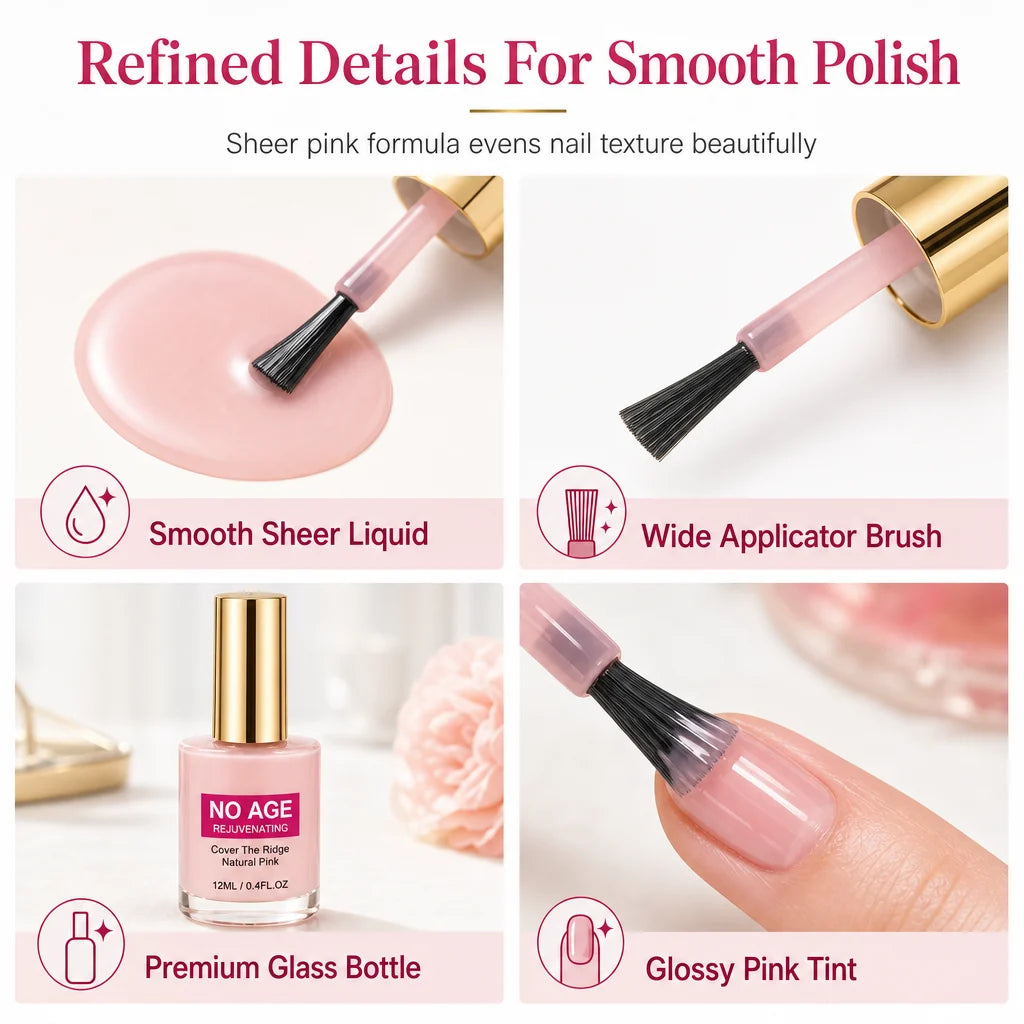 Smooth Nail Ridges Instantly! Natural Ridge Filler