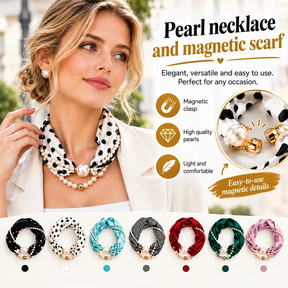 Pearl Scarf Necklace🫧📿