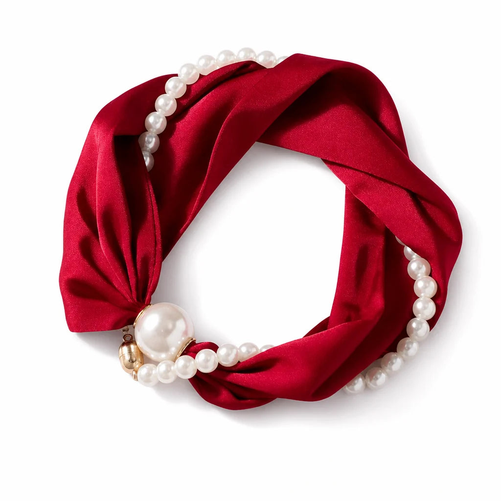 Pearl Scarf Necklace🫧📿