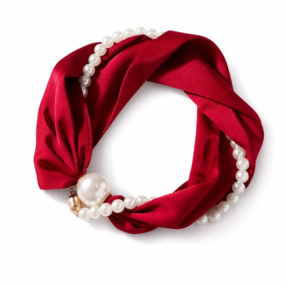 Pearl Scarf Necklace🫧📿