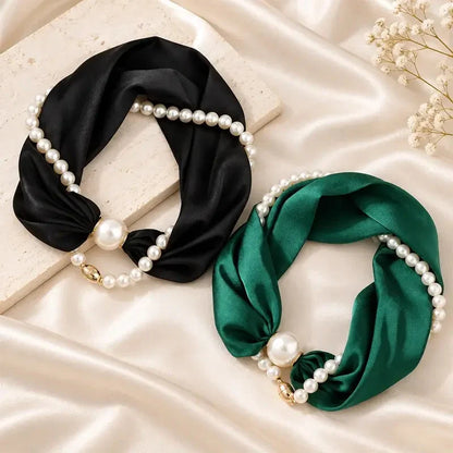 Pearl Scarf Necklace🫧📿
