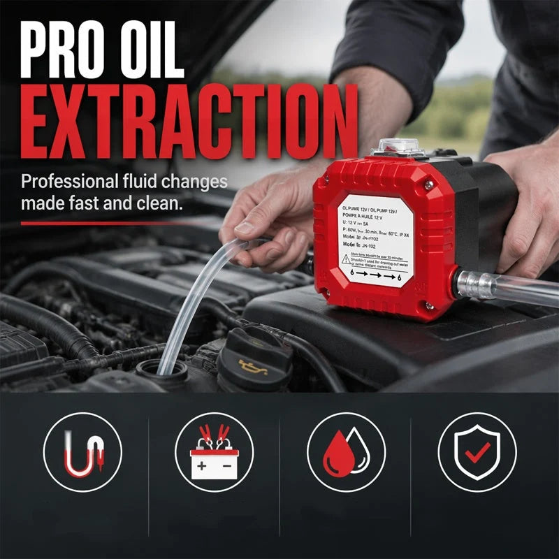 🚗Portable Electric Oil Change Pump