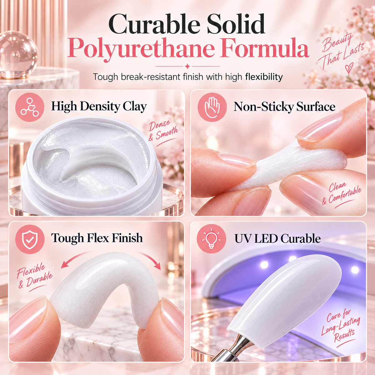💅 Moldable Builder Gel for Nail Extension