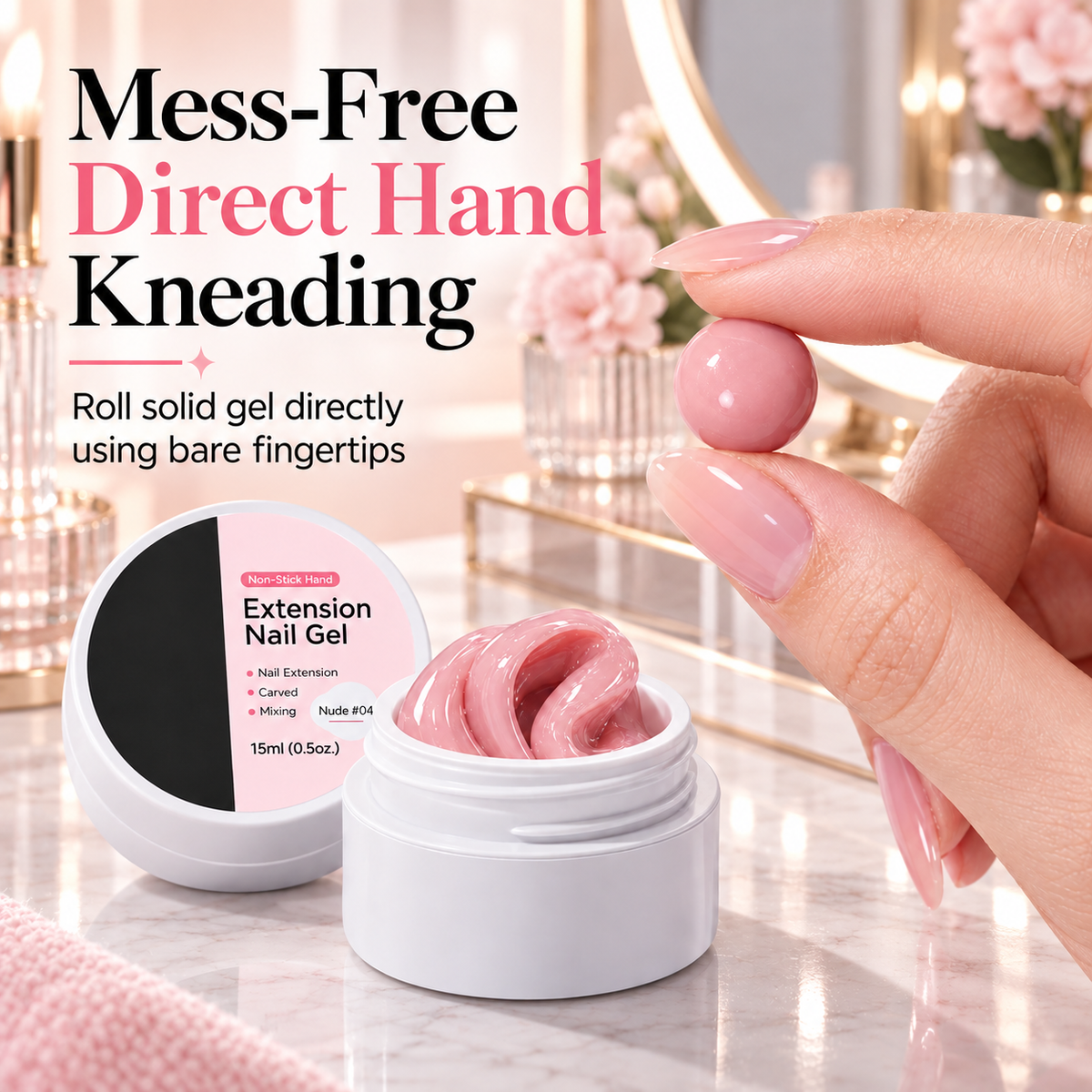 💅 Moldable Builder Gel for Nail Extension