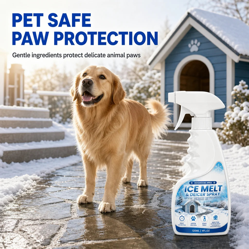 ❄️Outdoor De-Icing & Snow Melting Spray – pet-safe, dissolves frost on contact. Clear steps, walkways & patios fast! 🛡️✅