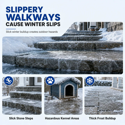❄️Outdoor De-Icing & Snow Melting Spray – pet-safe, dissolves frost on contact. Clear steps, walkways & patios fast! 🛡️✅