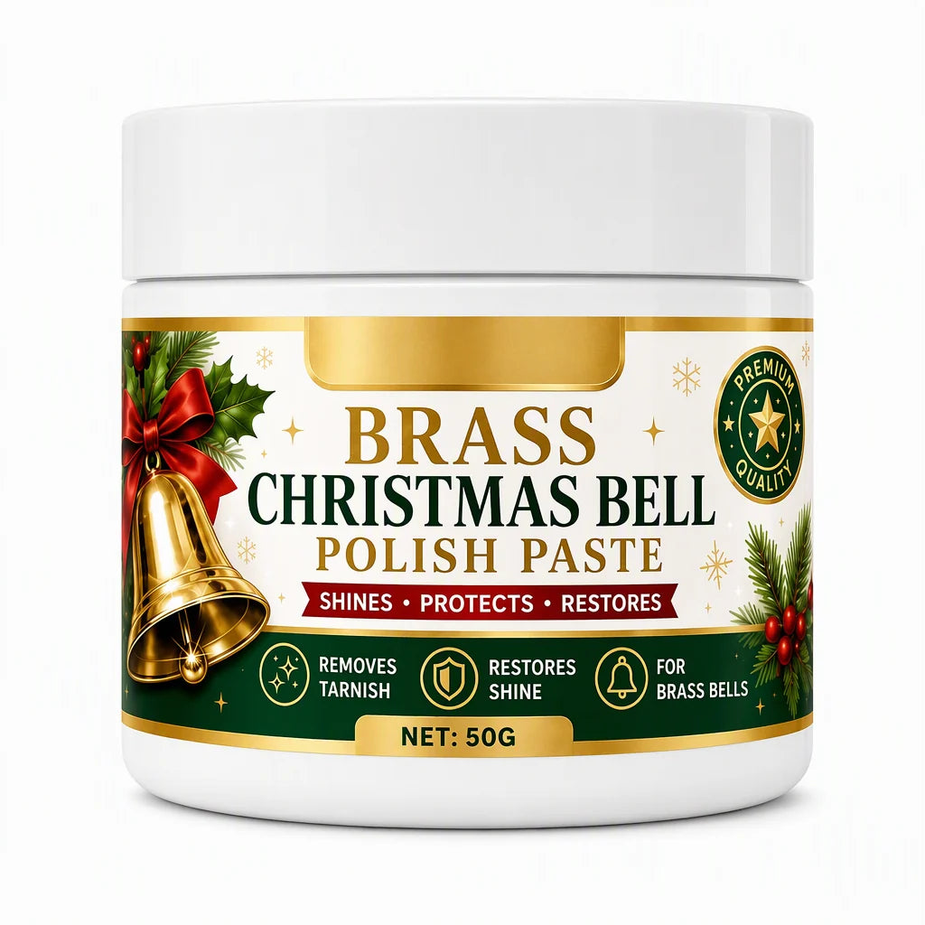 📢 50% Off! Brass & Copper Polish Cream – Removes Tarnish & Restores Shine To Bells & Home Decor ✨⭐