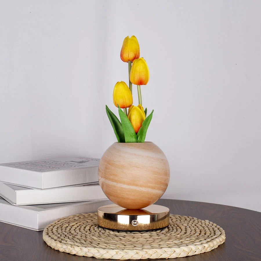 LED-Simulation „Tulip Planet“ – Stimmungsnachtlicht mit Touch-Steuerung