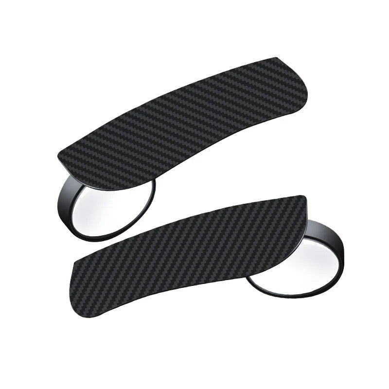 Adjustable Blind Spot Mirrors With Rain Visor