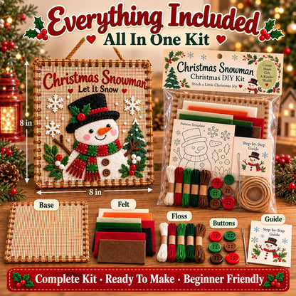 🎄✨Christmas DIY Fabric Weaving Friendship Kit - 🧵 Create Something Special Together! 💕
