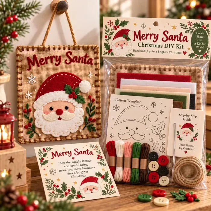 🎄✨Christmas DIY Fabric Weaving Friendship Kit - 🧵 Create Something Special Together! 💕